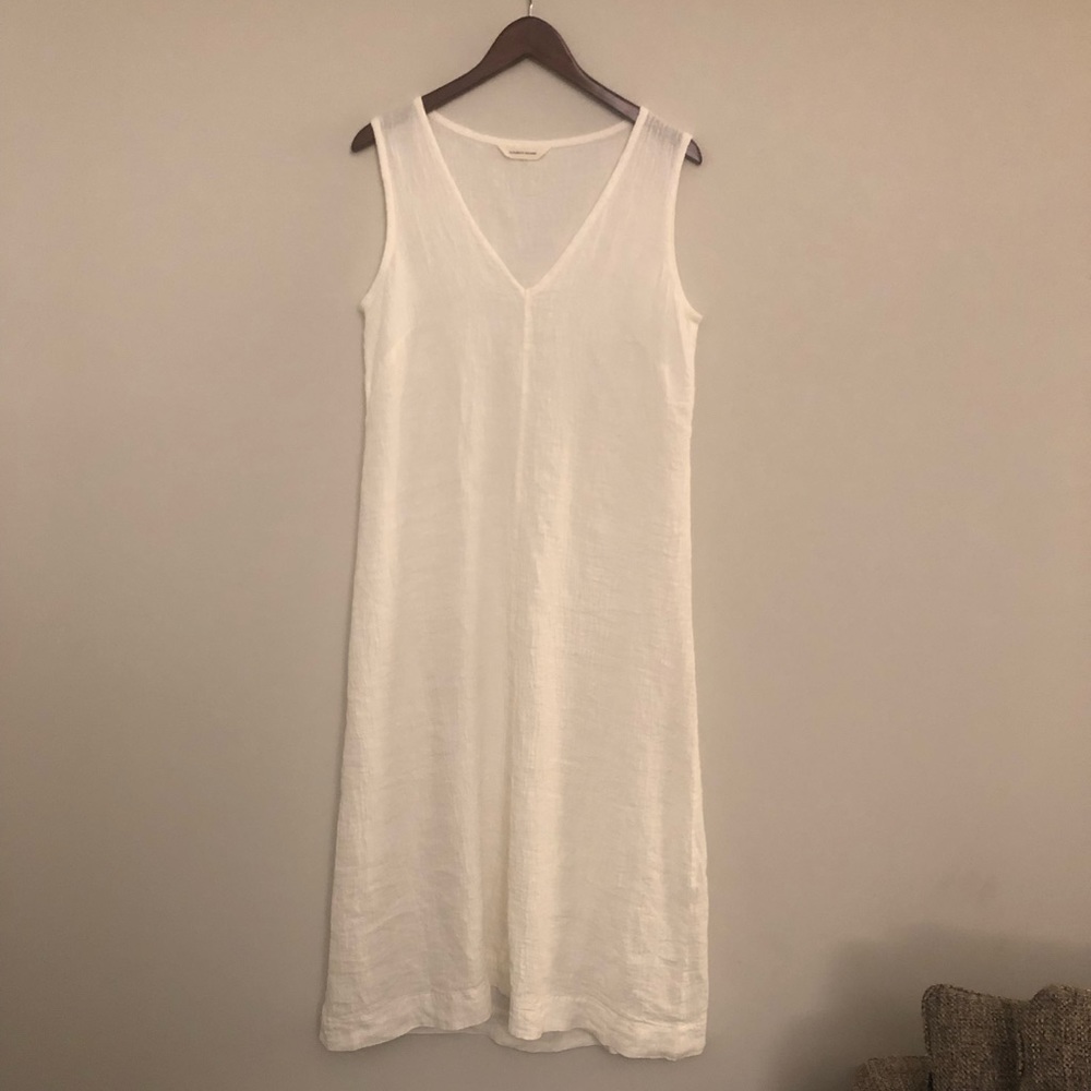 Polly Midi in Linen Gauze